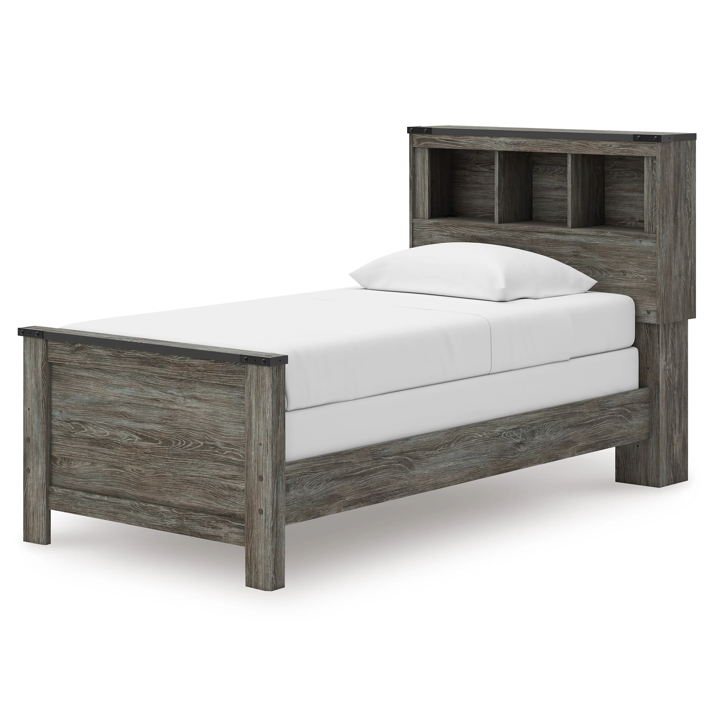 Frandern Bookcase Panel Bed