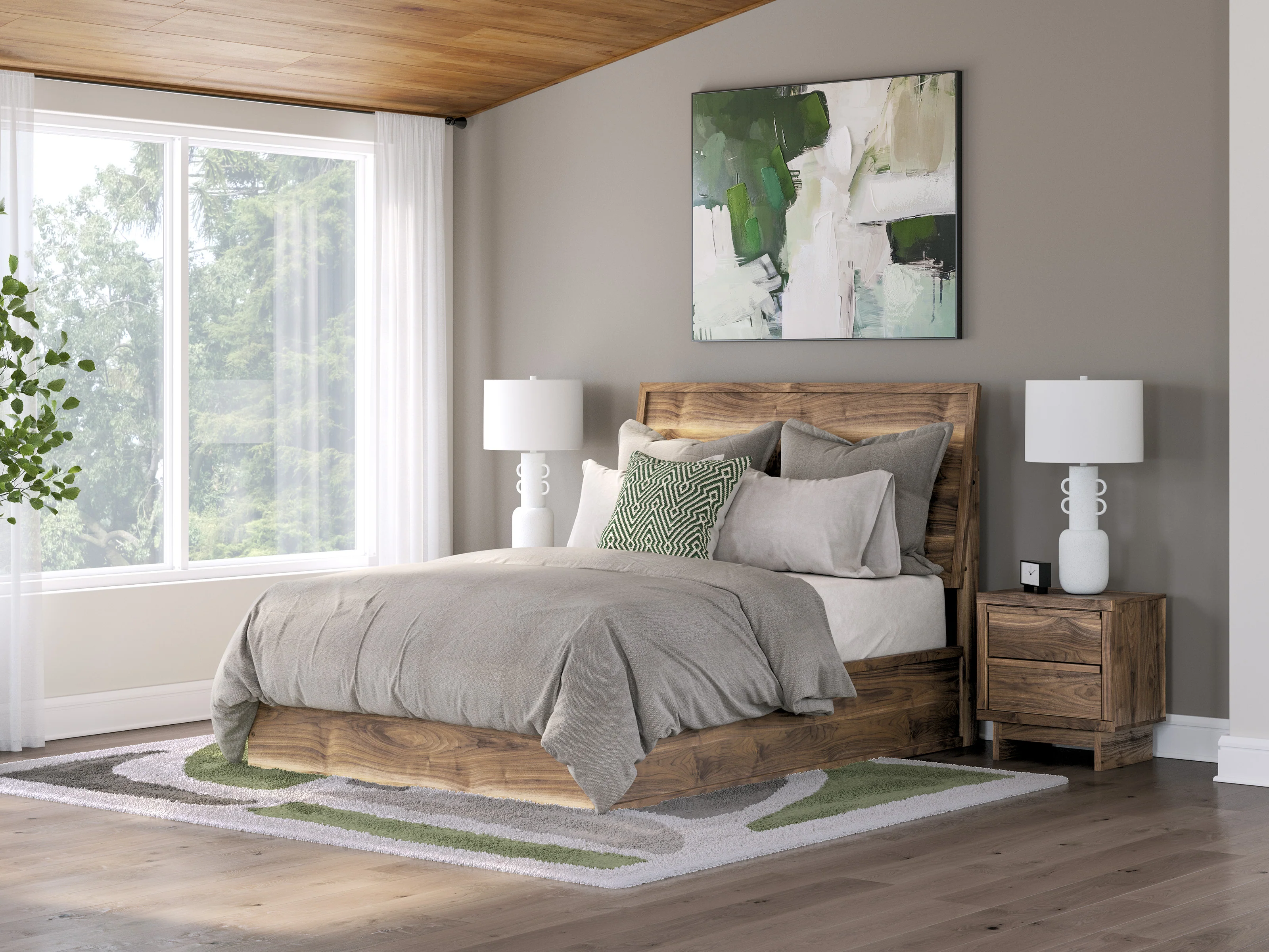 Zadilyn Panel Bed
