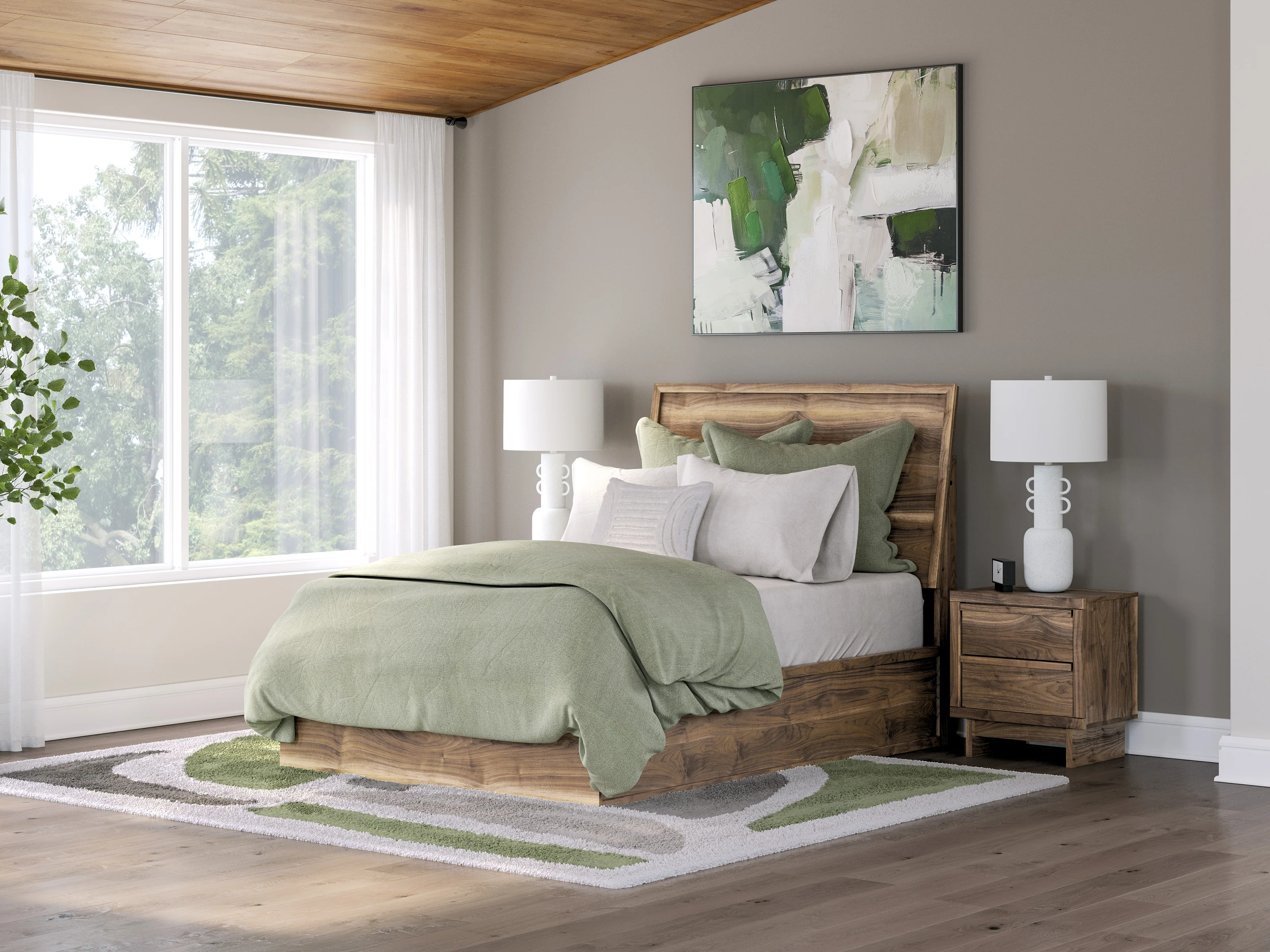 Zadilyn Panel Bed