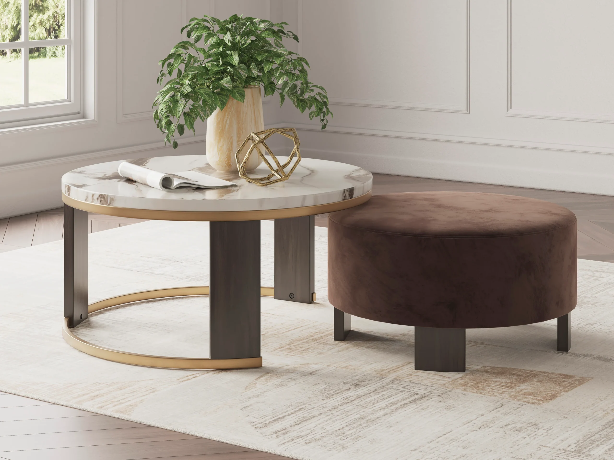 Jazmore Nesting Cocktail Tables (Set of 2)
