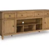 Sharlance XL TV Stand with Fireplace Option
