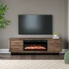 Zadilyn 72" TV Stand with Electric Fireplace
