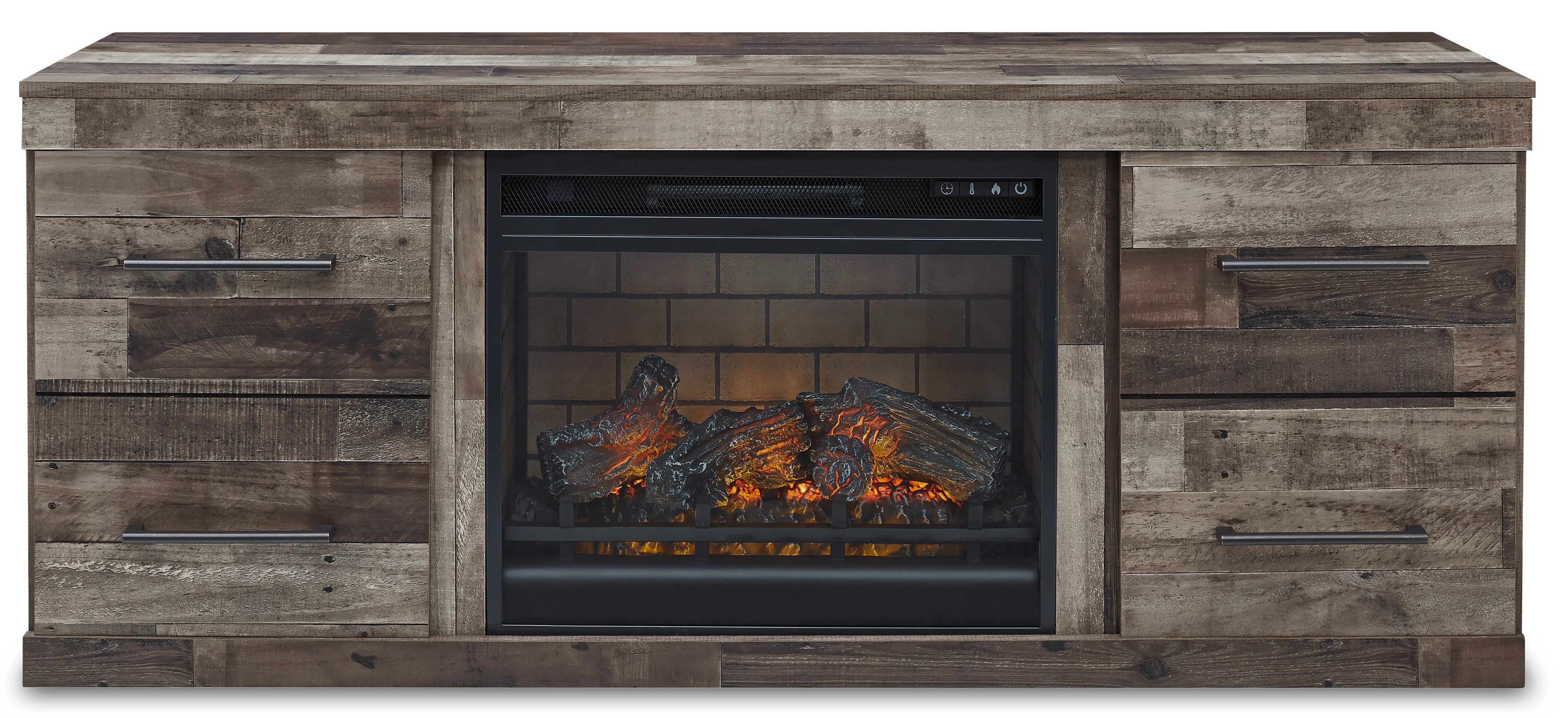 Derekson TV Stand with Electric Fireplace