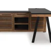 Kallari Credenza with Desk Return