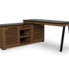 Kallari Credenza with Desk Return