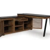 Kallari Credenza with Desk Return