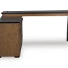 Kallari Credenza with Desk Return