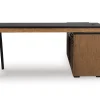 Kallari Credenza with Desk Return