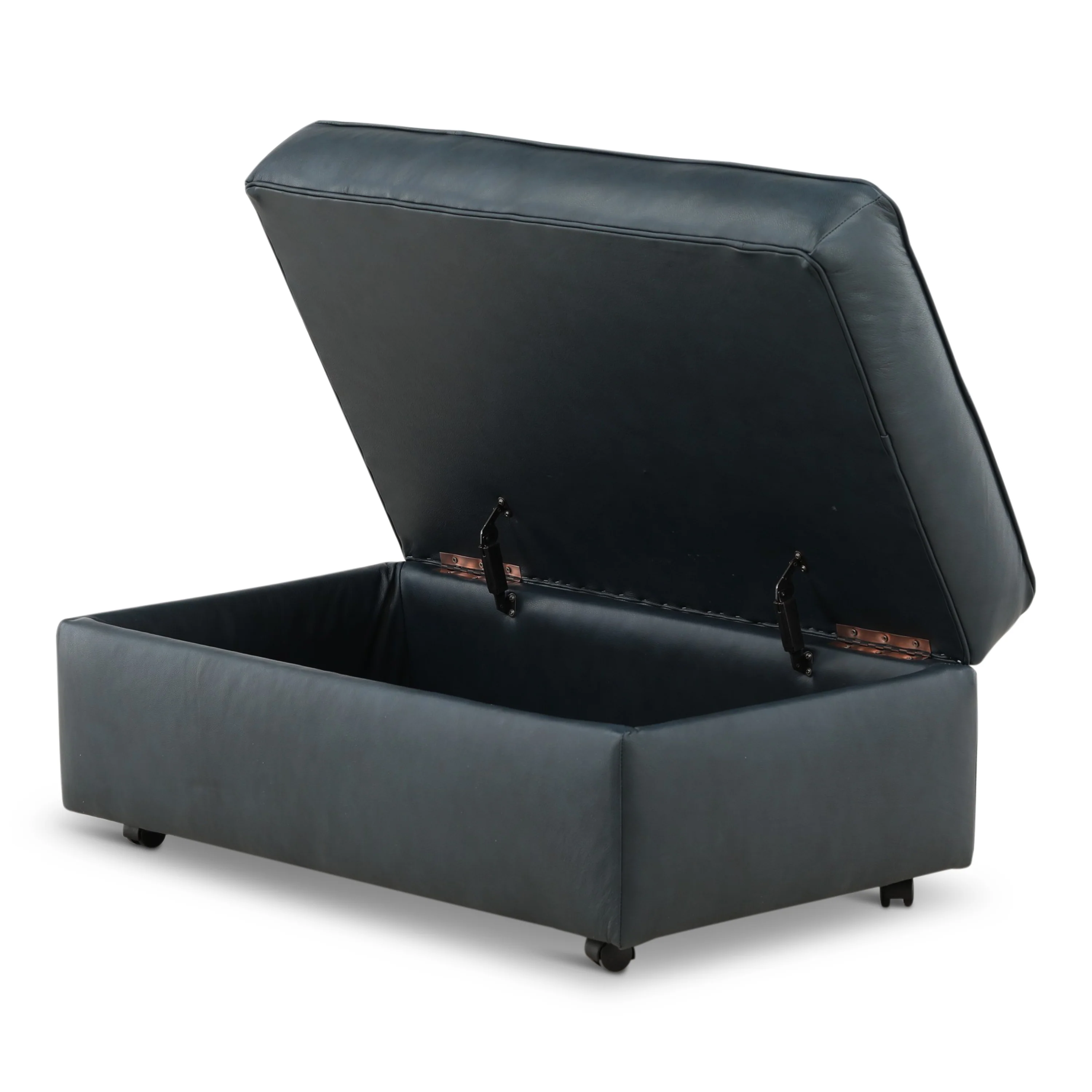 Hargrove Leather Storage Ottoman