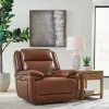 Healy Pier Leather Power Recliner