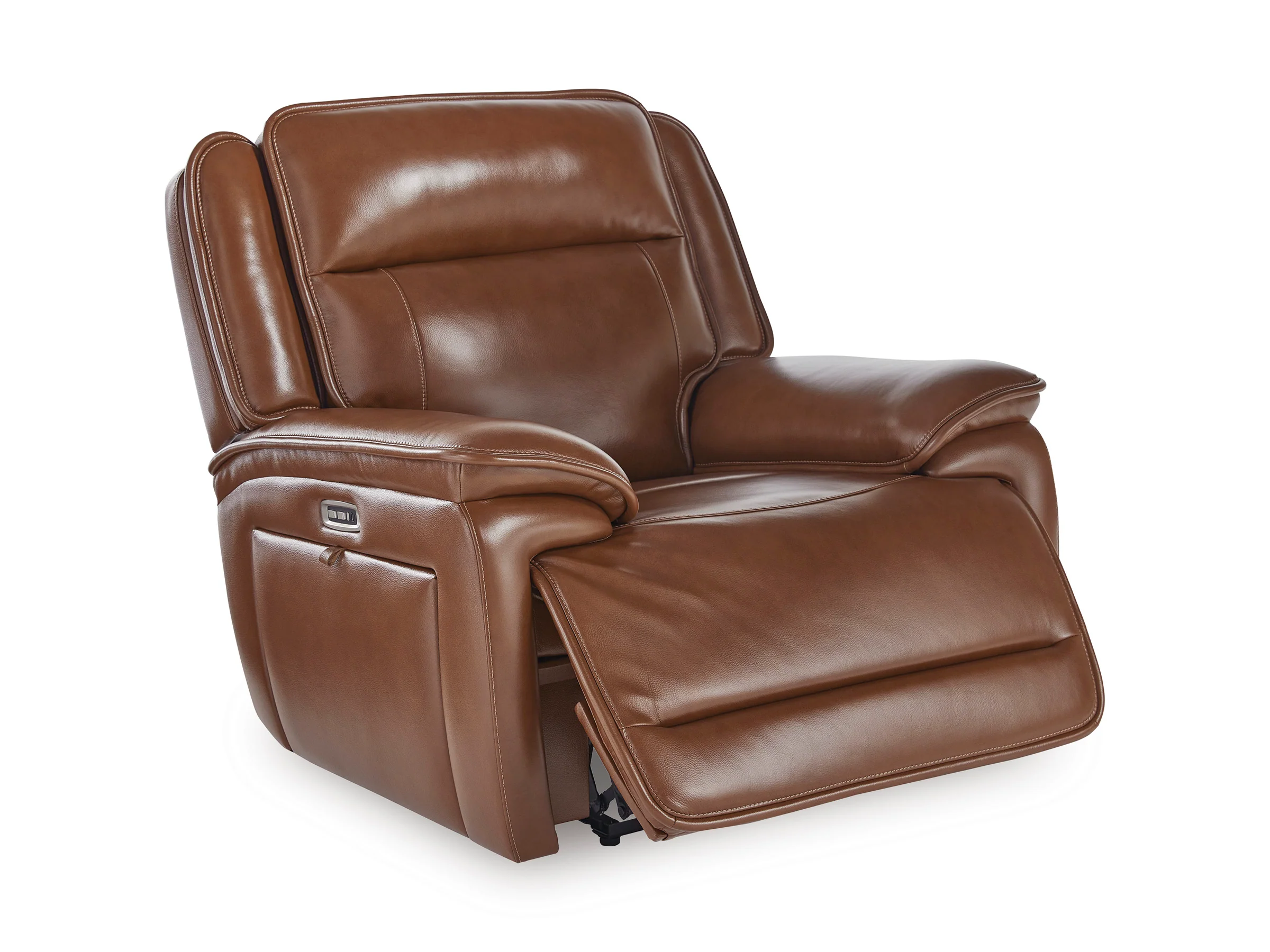 Healy Pier Leather Power Recliner