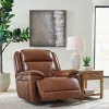 Healy Pier Leather Power Recliner