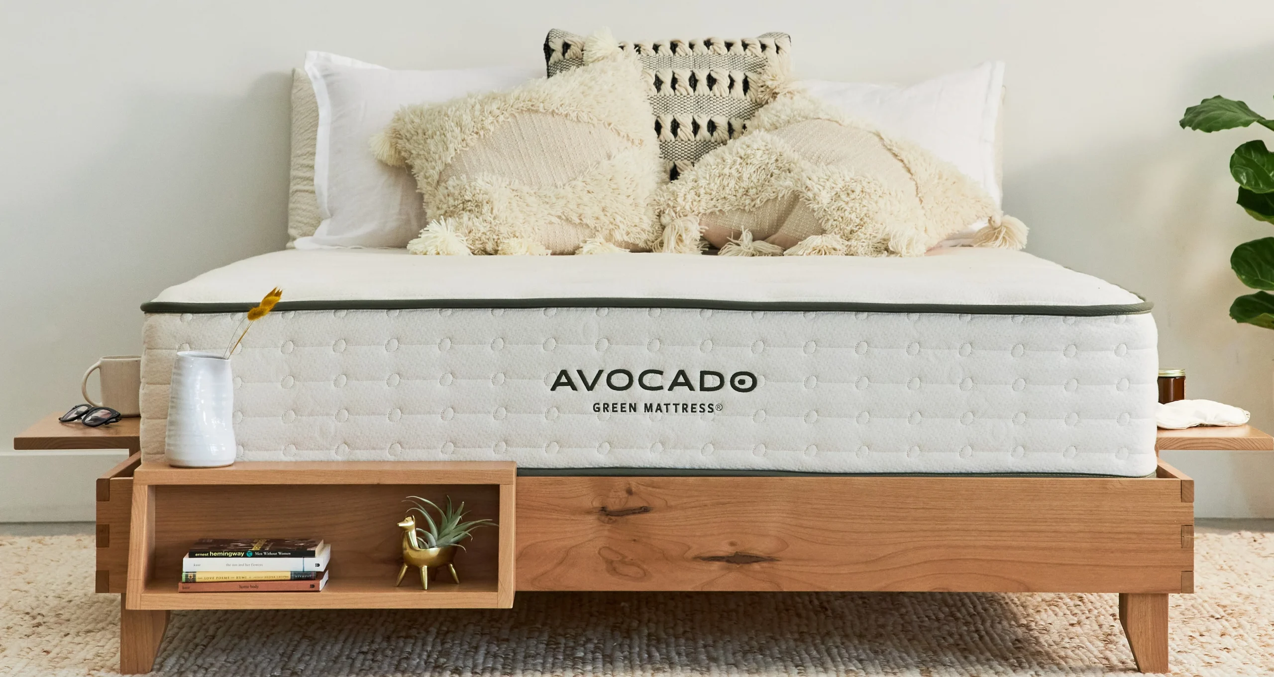 Avocado Blonde City Bed Frame