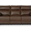 VonRyan Leather Power Reclining Sofa