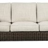 Ashley Paradise Trail Outdoor Patio Sofa with Cushion