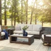 Ashley Paradise Trail Outdoor Patio Sofa with Cushion