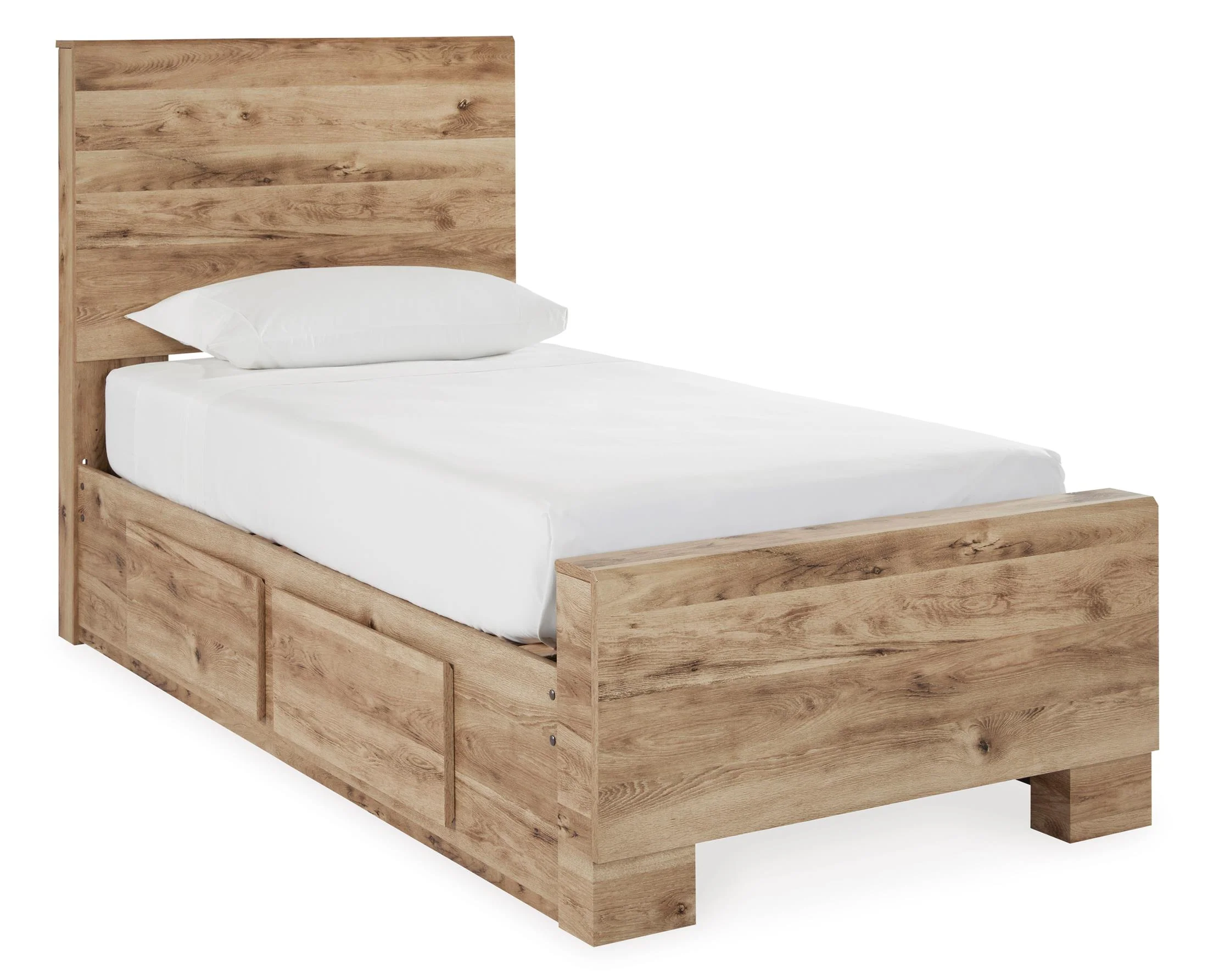 Hyanna Panel Bed with 1 Side Storage
