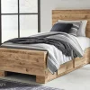 Hyanna Panel Bed with 1 Side Storage