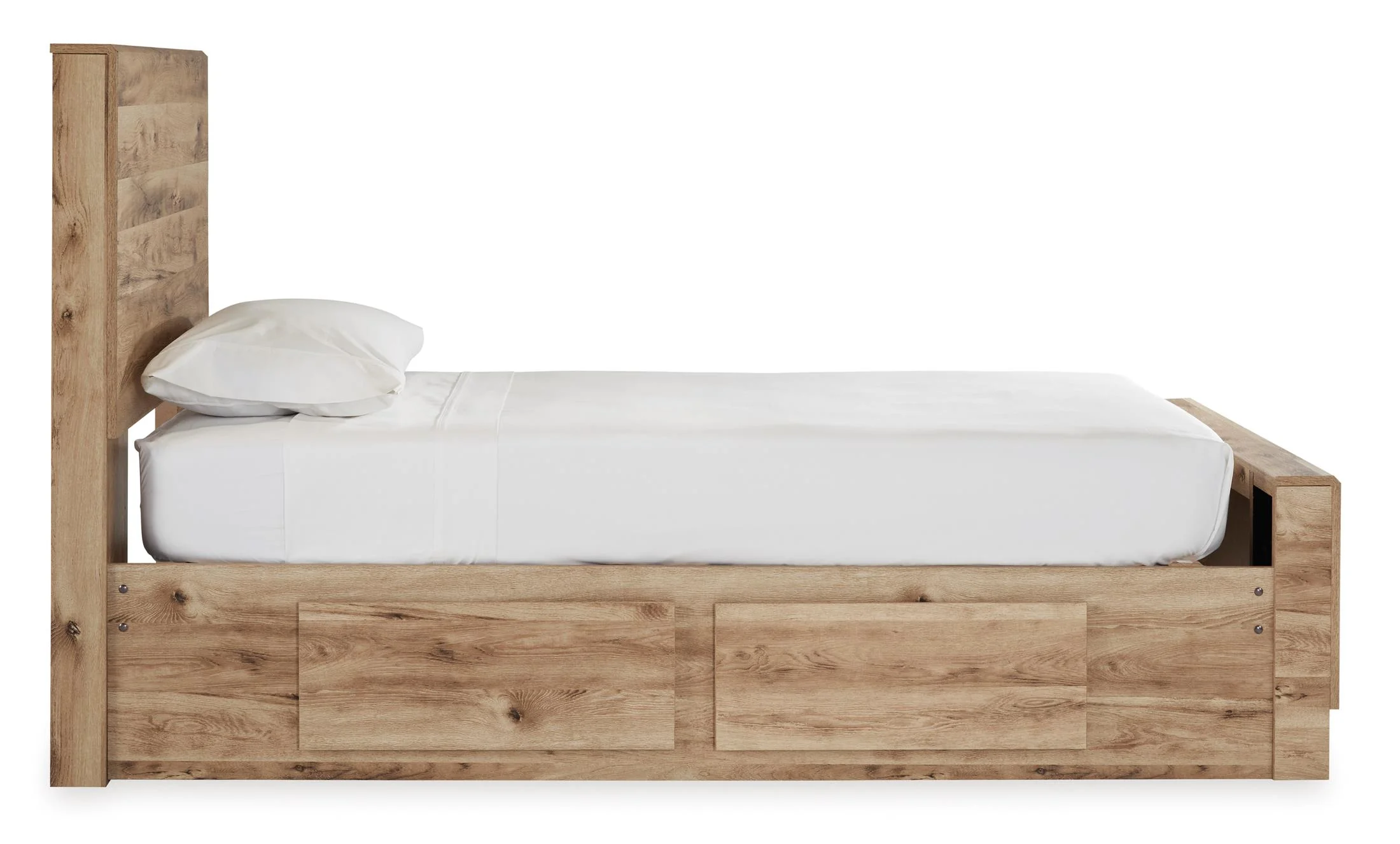 Hyanna Panel Bed with 1 Side Storage
