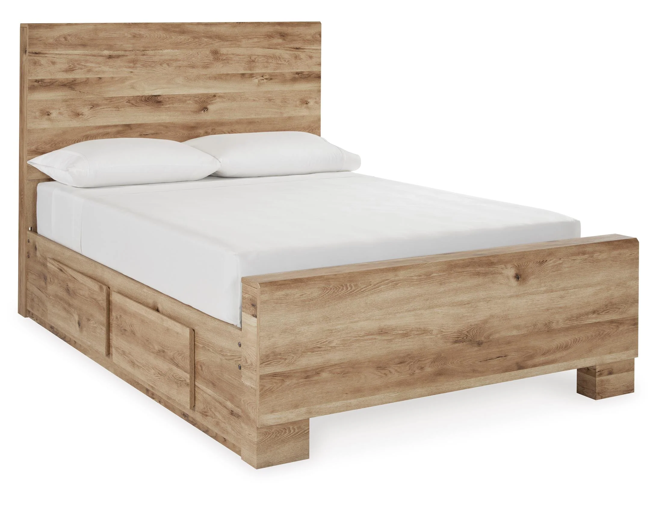 Hyanna Panel Bed with 1 Side Storage