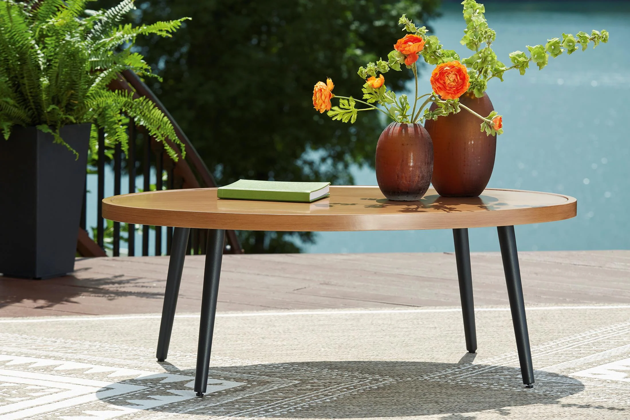 Ashley Horizon Hall Outdoor Patio Coffee Table