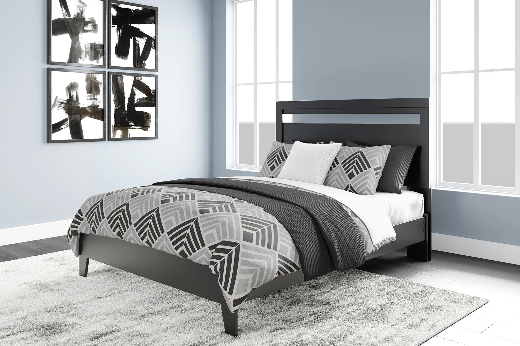 Finch Panel Platform Bed