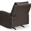 Boxmere Leather Power Rocker Recliner