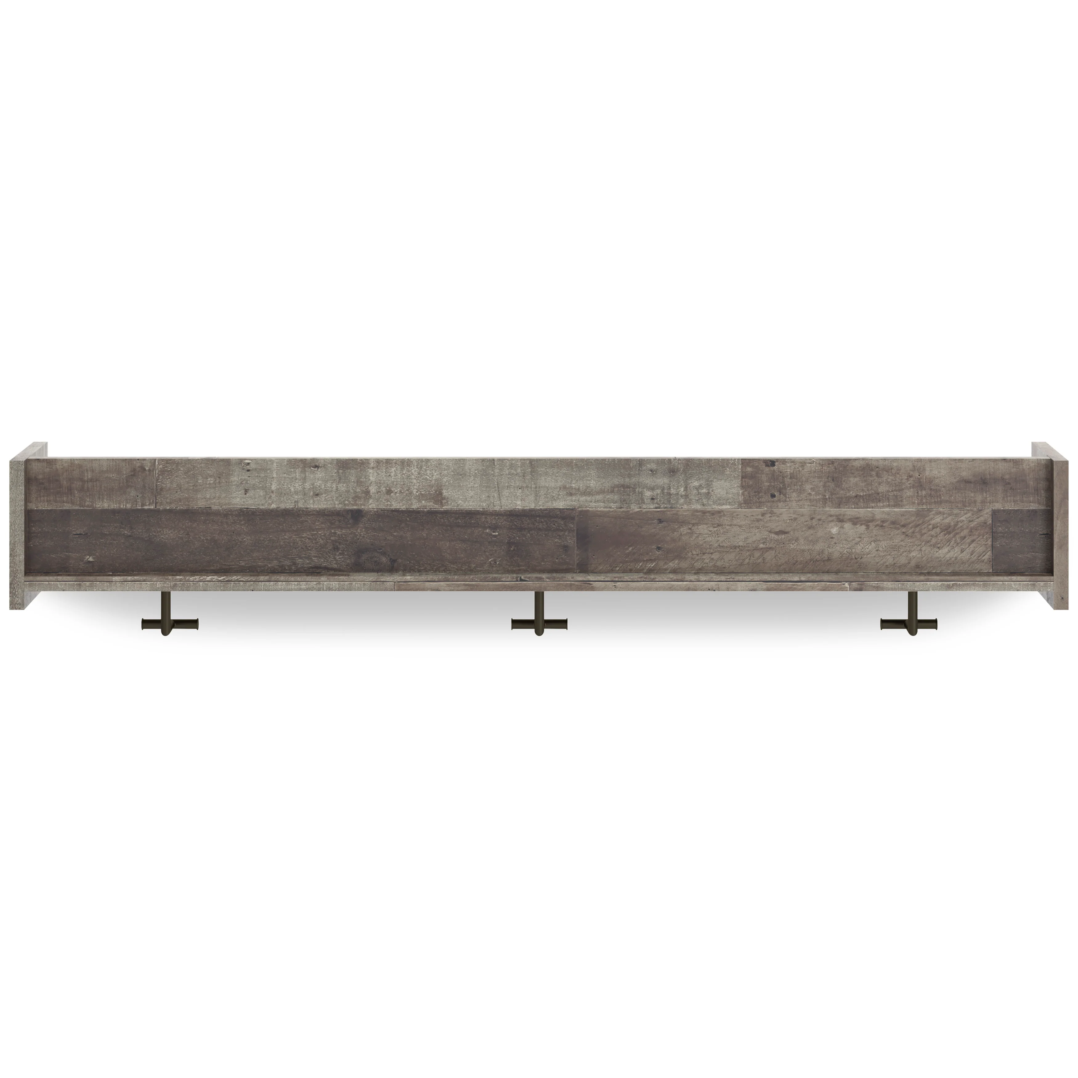 Neilsville Wall Mounted Coat Rack with Shelf and 3 Hooks
