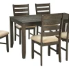 Rokane Dining Table and Chairs (Set of 7)