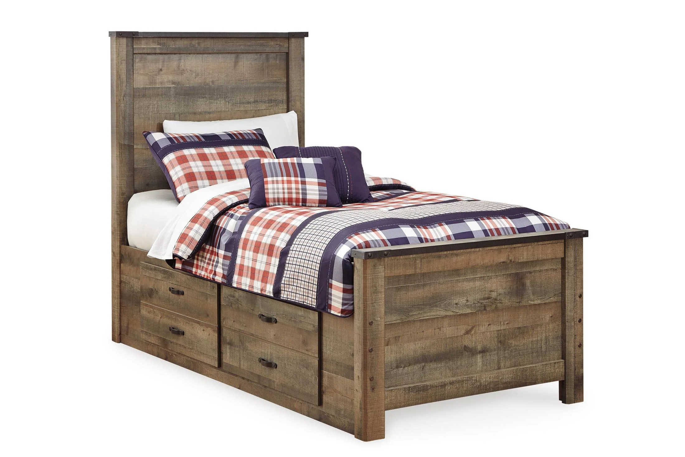 4581-trinell-twin-panel-bed-with-2-storage-drawers-1.webp Trinell Twin Panel Bed with 2 Storage Drawers