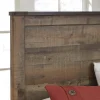 Trinell Twin Panel Bed with 2 Storage Drawers