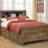 Trinell Full Panel Bed with 2 Storage Drawers