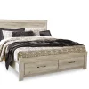 Bellaby Queen Platform Bed with 2 Storage Drawers