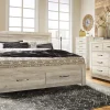 Bellaby Queen Platform Bed with 2 Storage Drawers