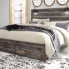 Drystan Queen Panel Bed with 2 Storage Drawers