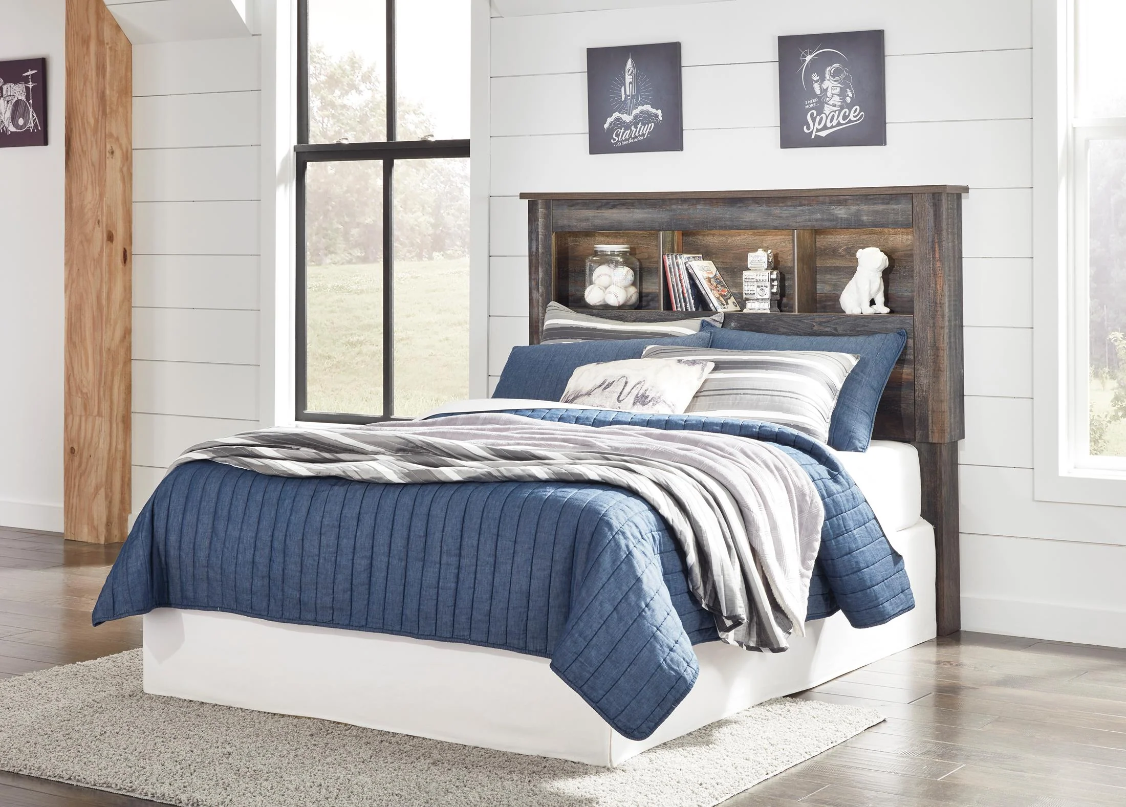 4628-drystan-full-bookcase-headboard-2.webp Drystan Full Bookcase Headboard
