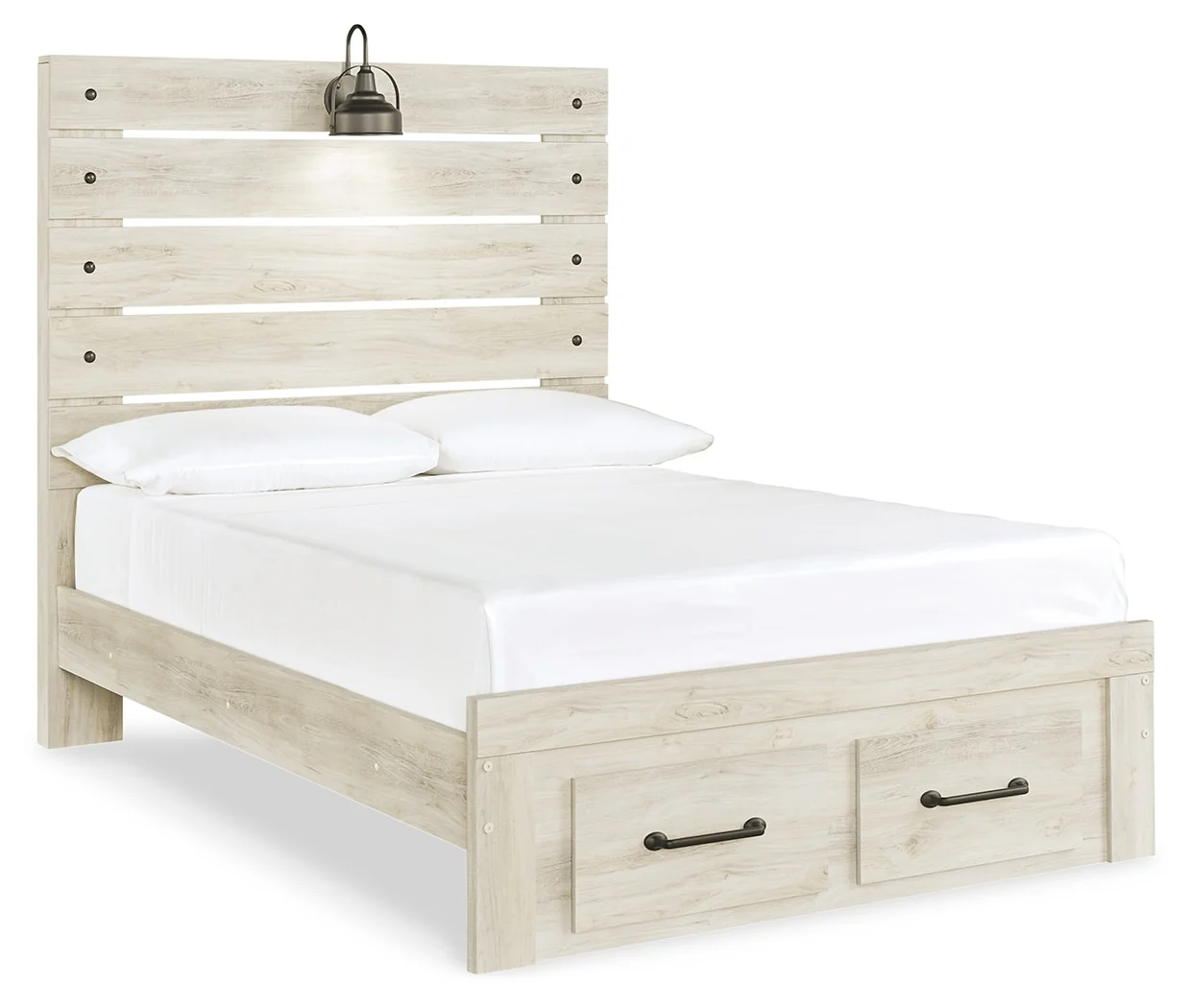 4636-cambeck-full-panel-bed-with-2-storage-drawers-1.webp Cambeck Full Panel Bed with 2 Storage Drawers