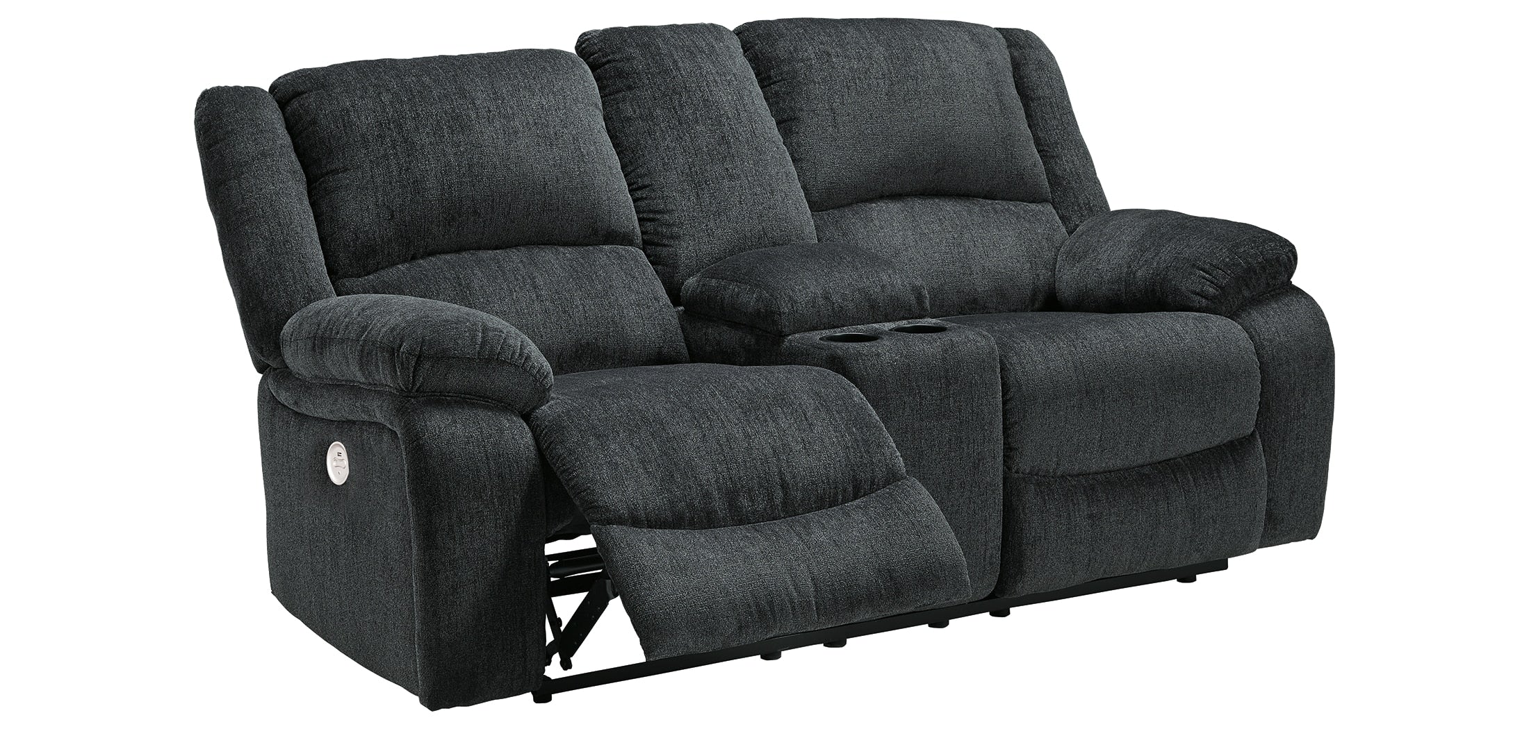 Draycoll Power Reclining Loveseat with Console