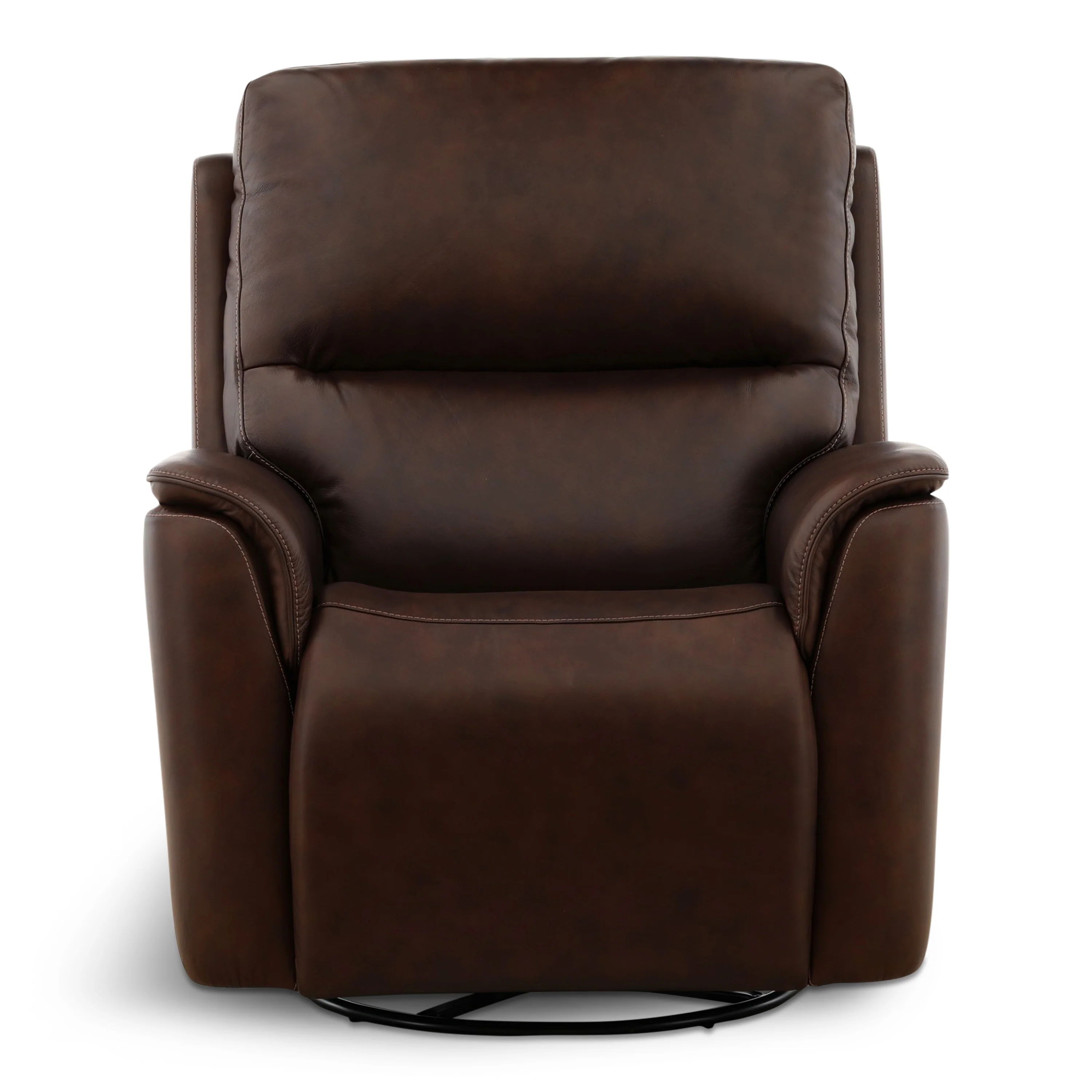 Flexsteel Karson Leather Power Swivel Glider Recliner