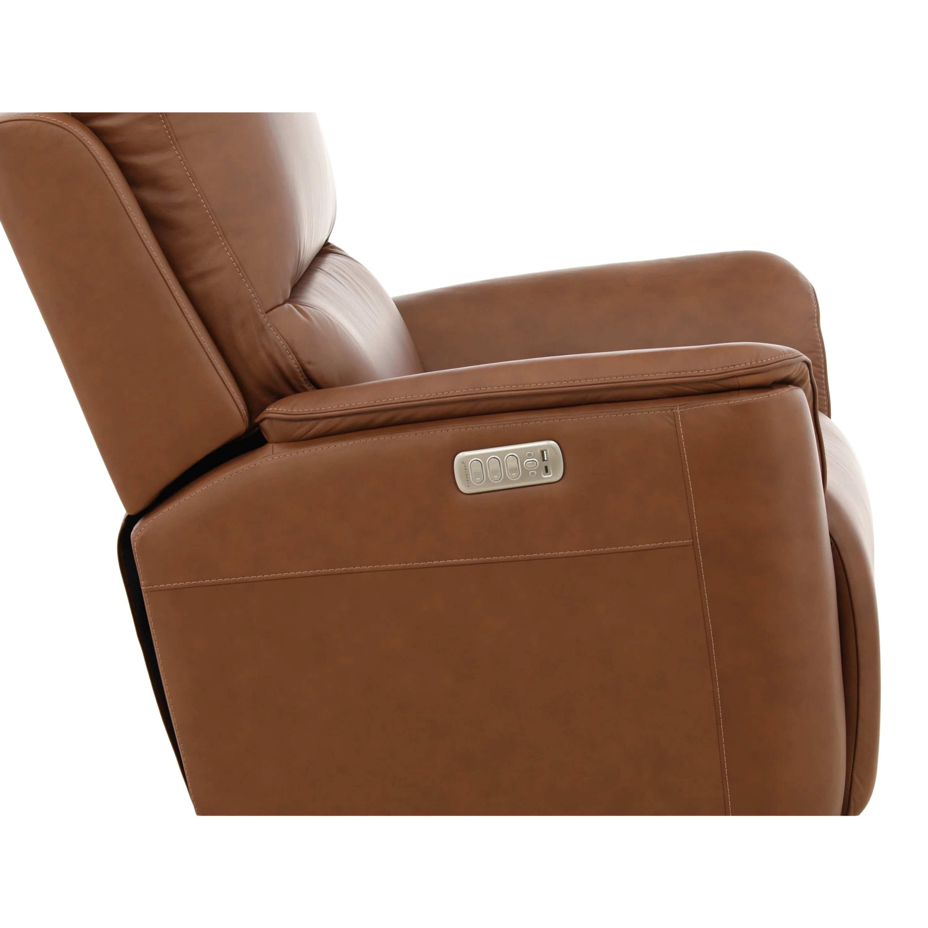 Flexsteel Karson Leather Power Swivel Glider Recliner
