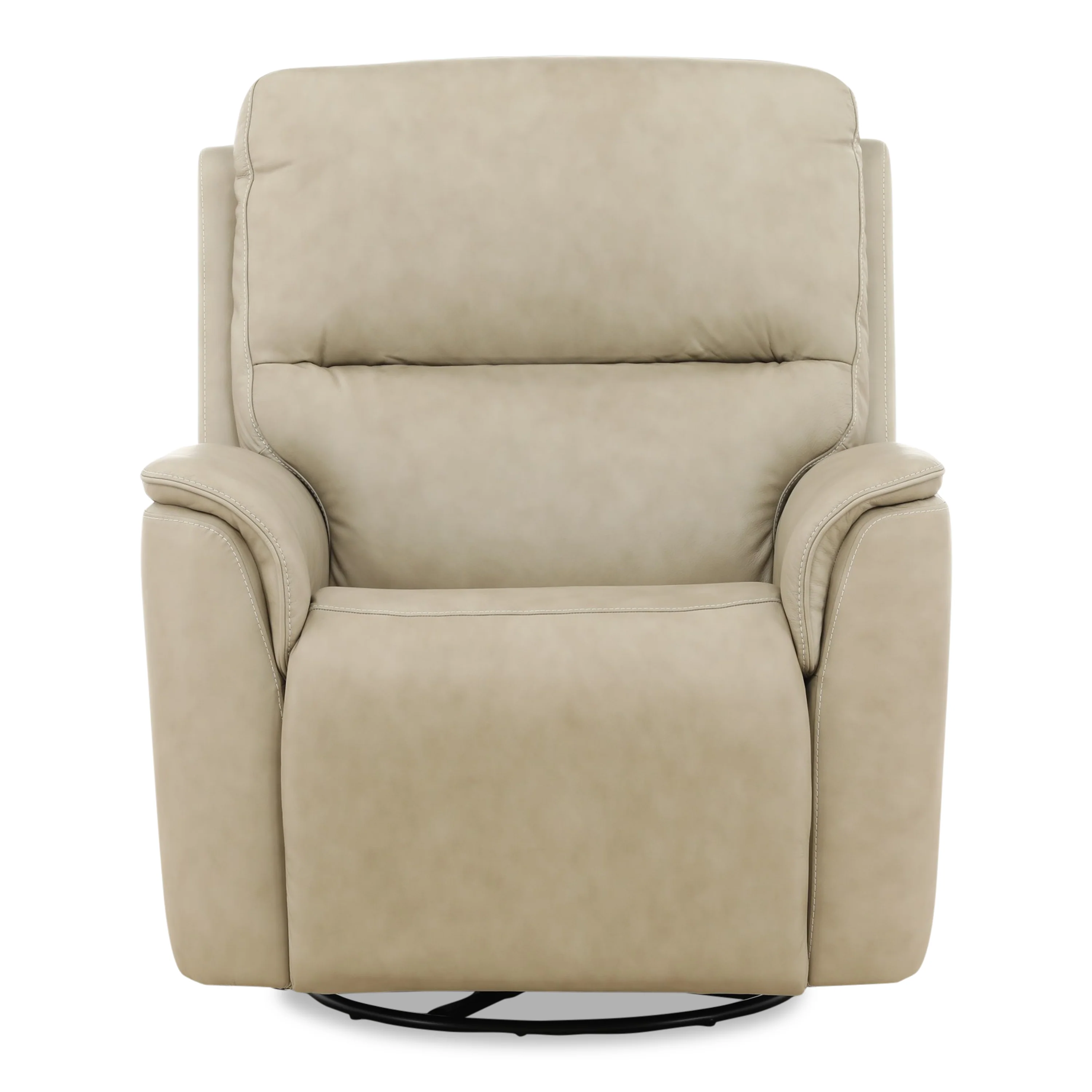 Flexsteel Karson Leather Power Swivel Glider Recliner
