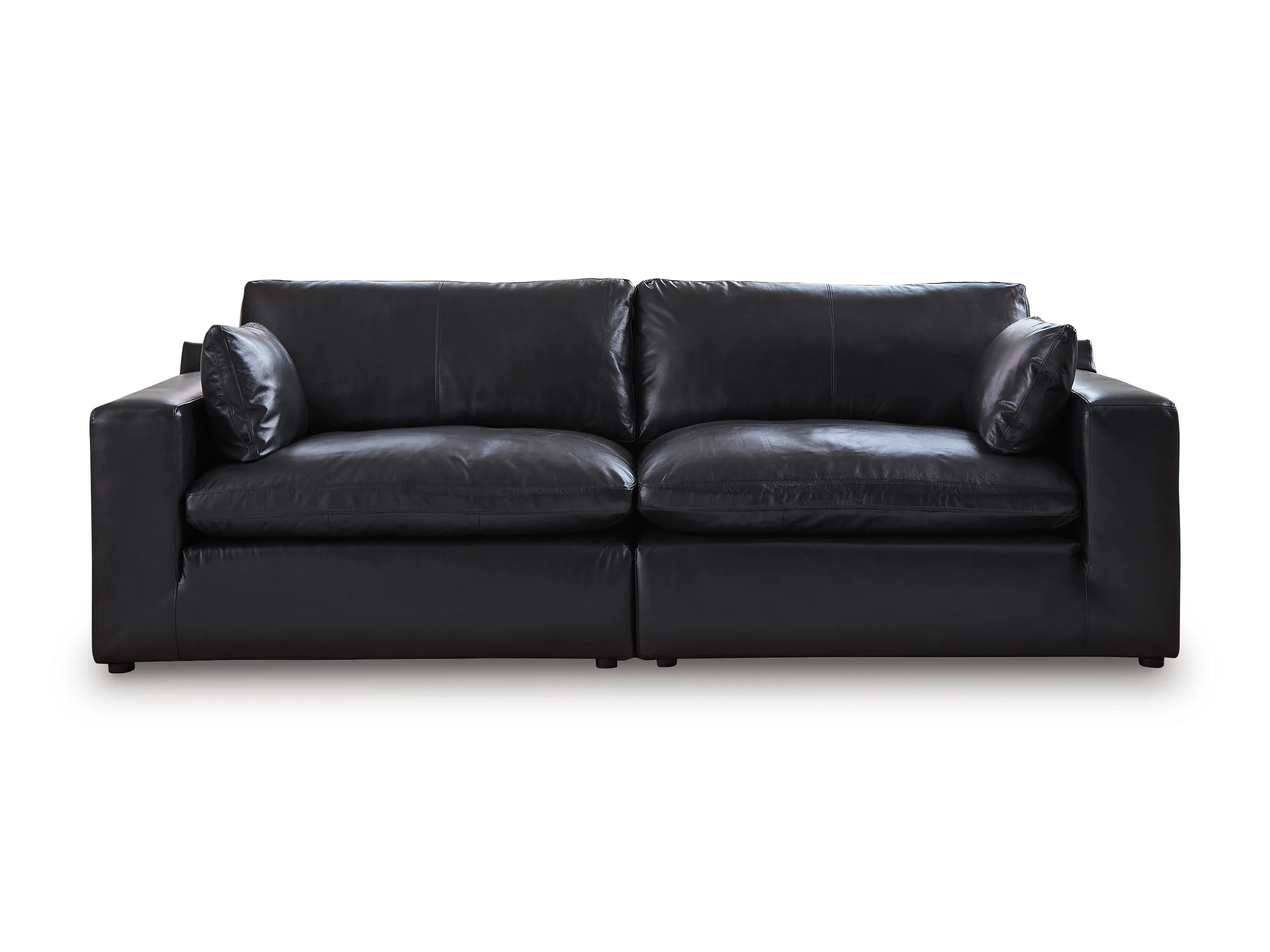 Ashley Emilia 2-Piece Leather Modular Loveseat