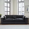 Ashley Emilia 2-Piece Leather Modular Loveseat