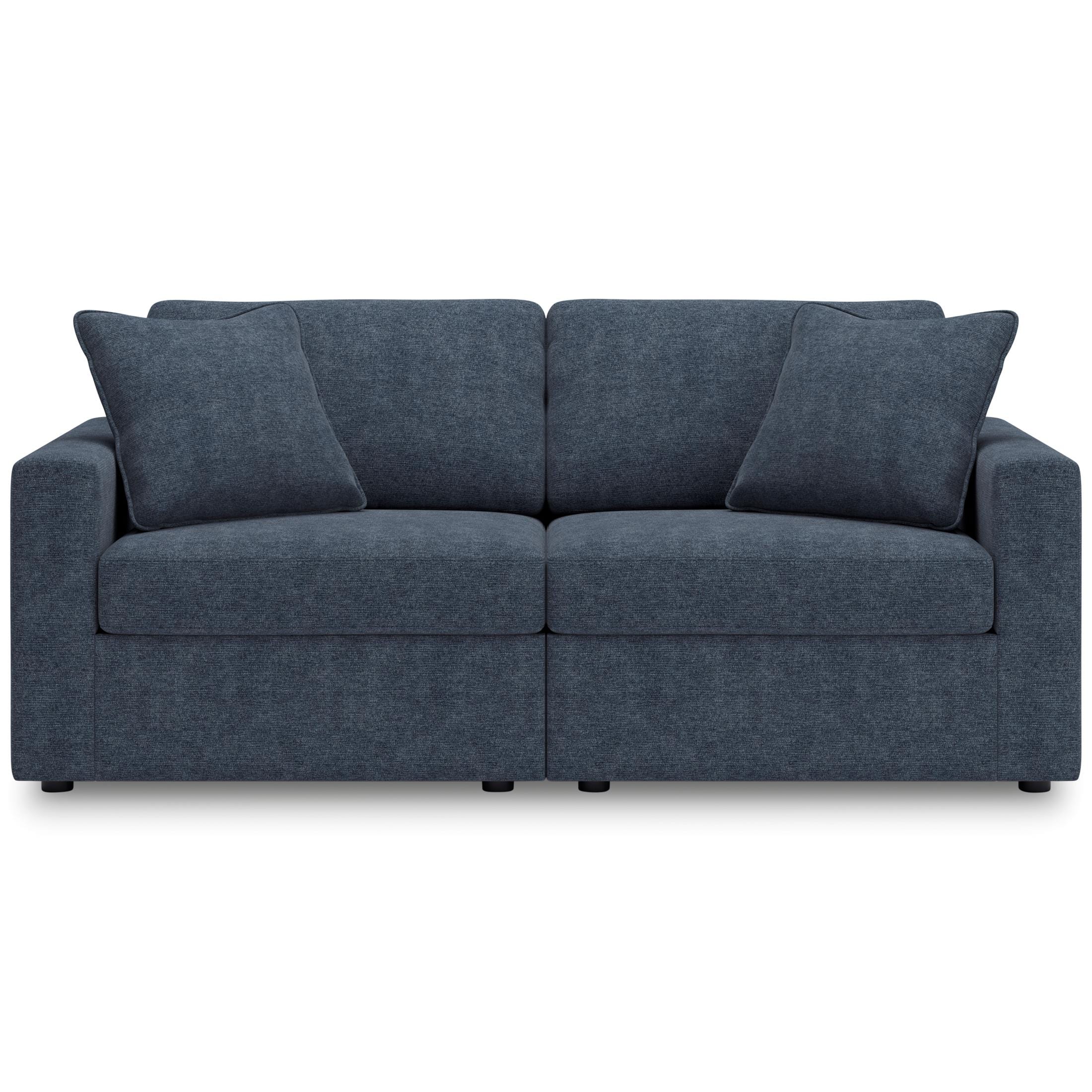 Ashley Modmax 2-Piece Modular Next-Gen Nuvella™ Performance Fabric Loveseat