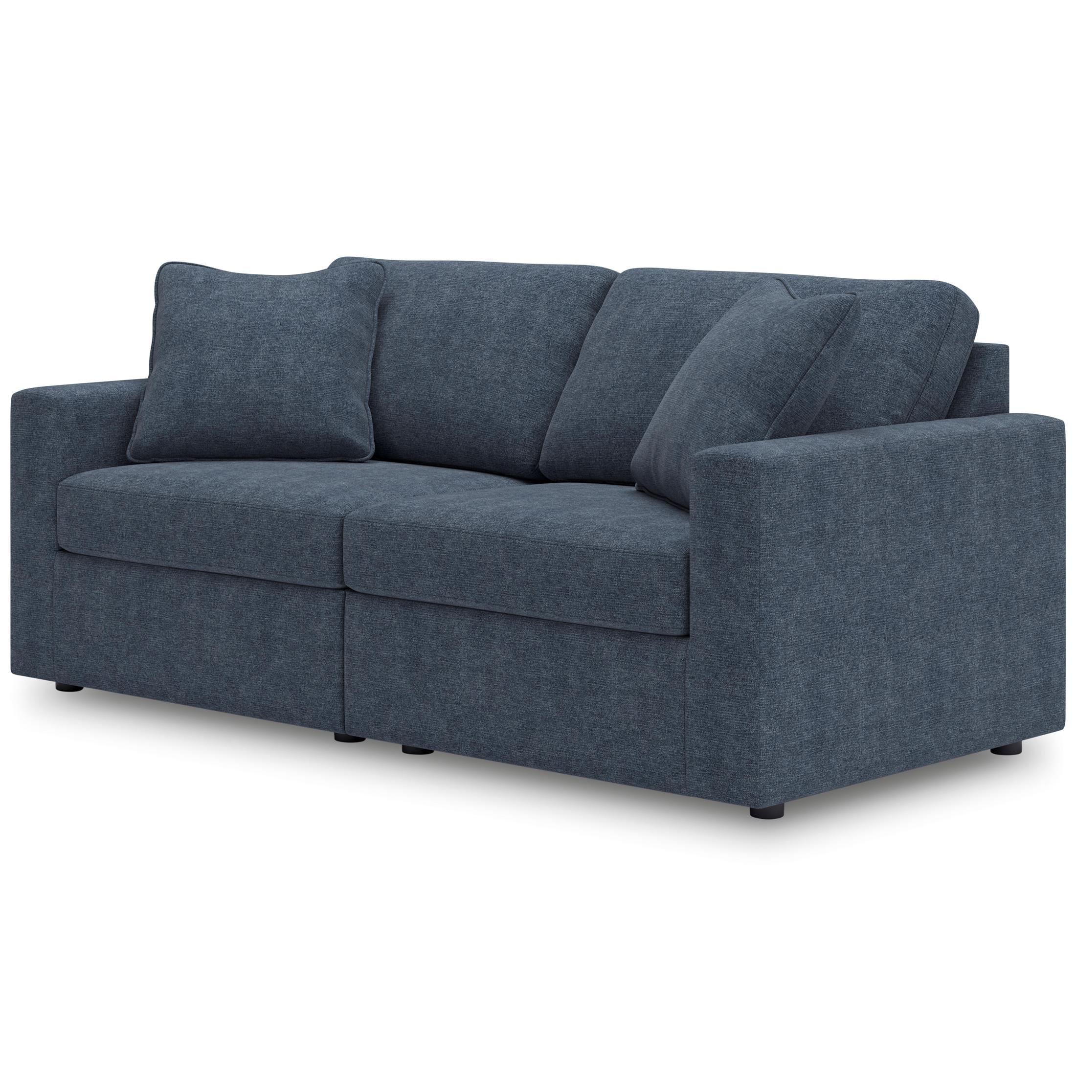 Ashley Modmax 2-Piece Modular Next-Gen Nuvella™ Performance Fabric Loveseat