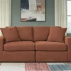 Ashley Modmax 2-Piece Modular Next-Gen Nuvella™ Performance Fabric Loveseat