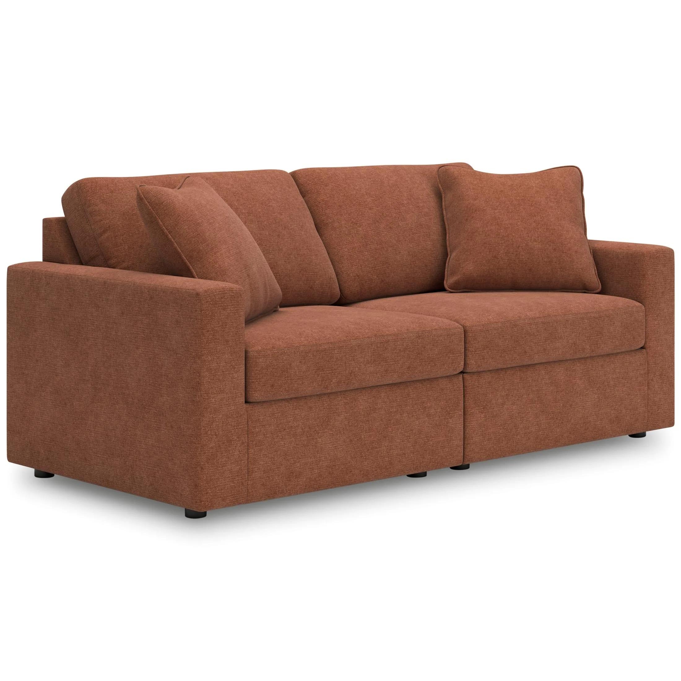 Ashley Modmax 2-Piece Modular Next-Gen Nuvella™ Performance Fabric Loveseat