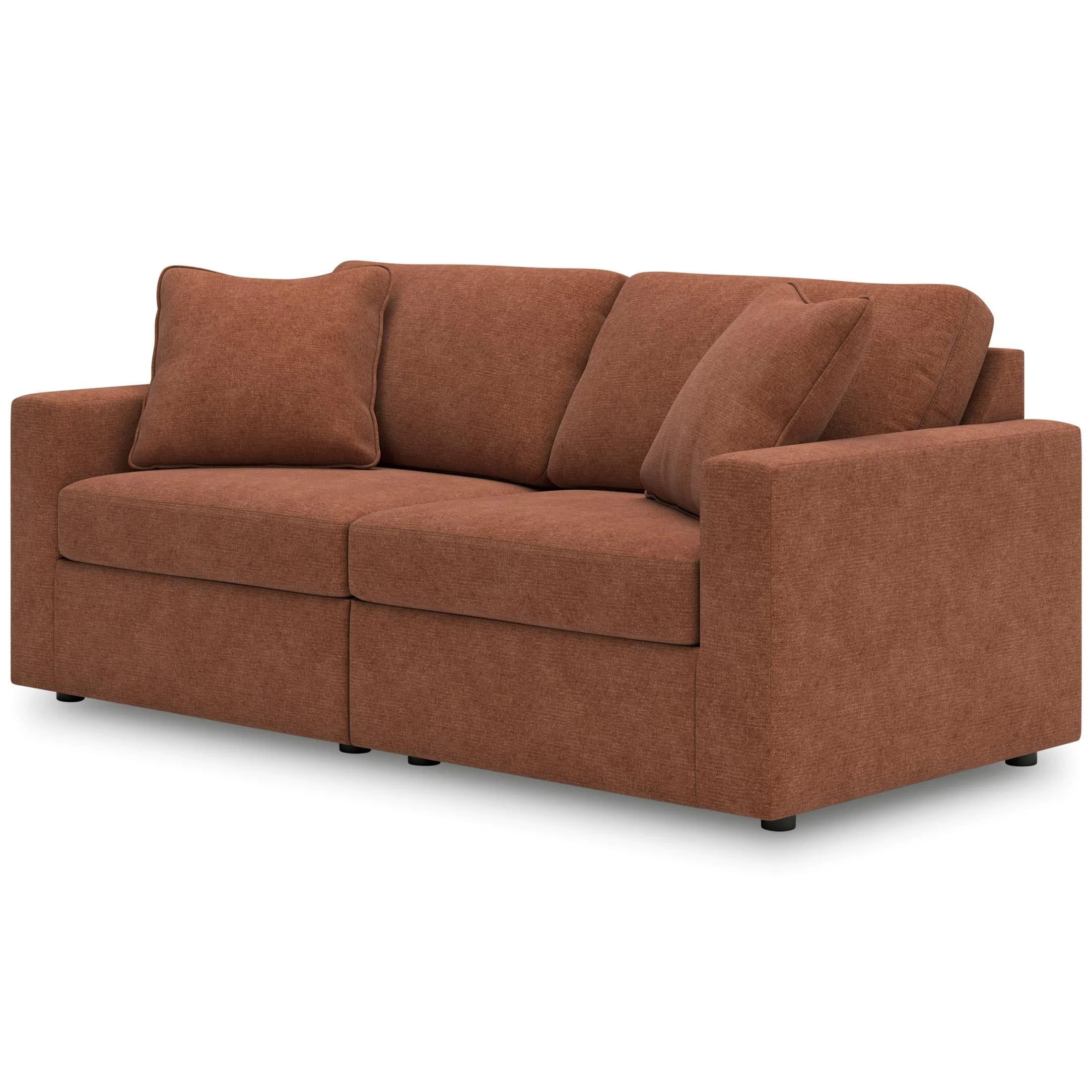 Ashley Modmax 2-Piece Modular Next-Gen Nuvella™ Performance Fabric Loveseat
