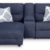 Acklen Place Left Facing 3-Piece Power Reclining Sectional Sofa with Chaise