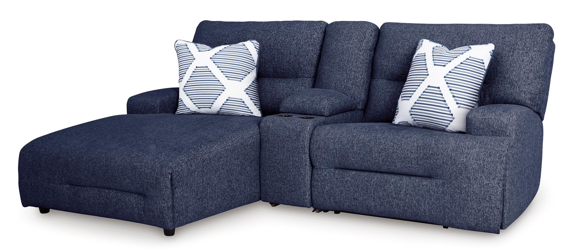 Acklen Place Left Facing 3-Piece Power Reclining Sectional Sofa with Chaise